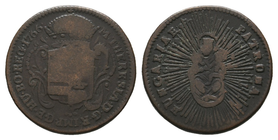  Ausland; Habsburg; Kleinmünze 1766   