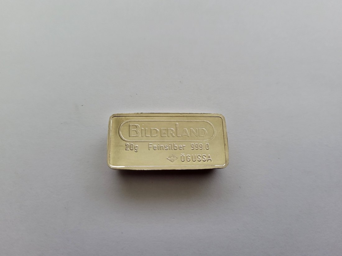  Silberbarren 20g Ag 999 silber Ögussa Österreich Spittalgold9800 (5104)   