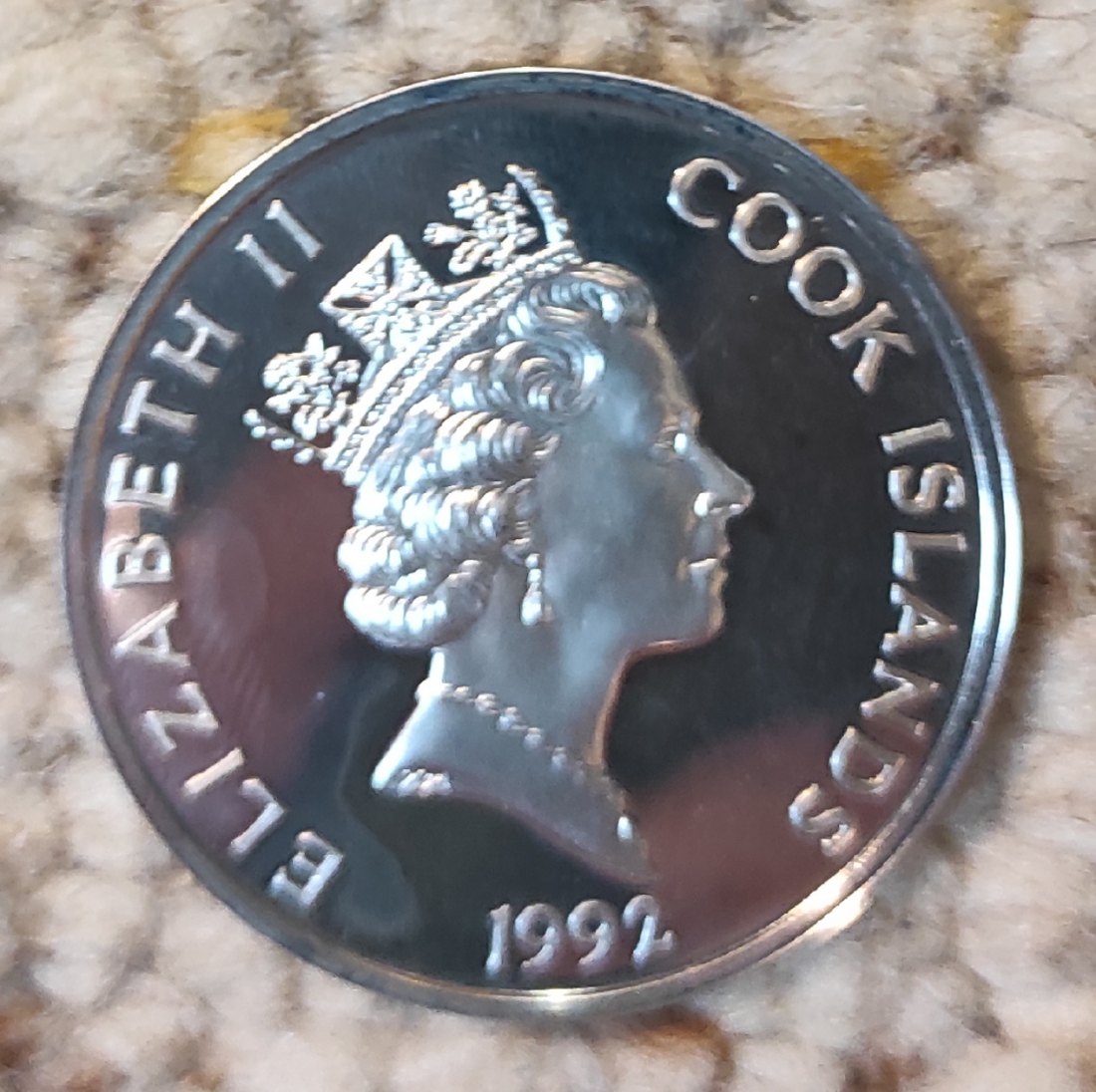  Cook Island 50 Dollar 1992, SILBER, 500. Jubiläum - Entdeckung von Amerika, Unabhängigkeitshalle   