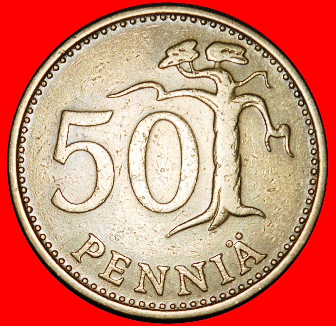 Ⰺ PINE TREE (1963-1990): FINLAND ★ 50 PENCE 1965S! LOW START ★ NO RESERVE!