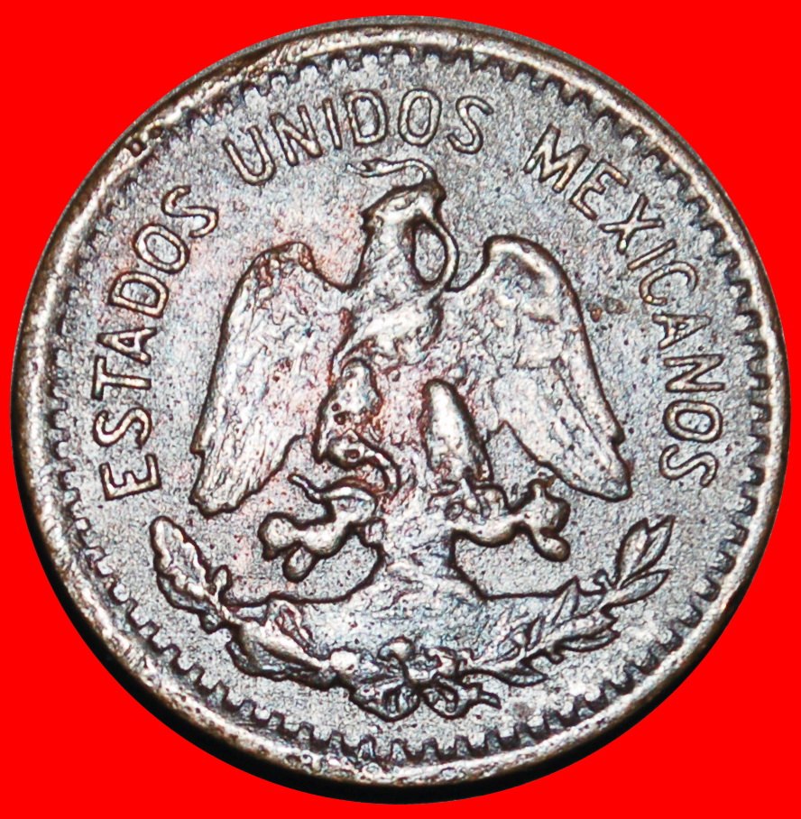  Ⰺ EAGLE AND SNAKE (1905-1949): MEXICO ★ 1 CENTAVO 1939! WARTIME (1939-1945) LOW START ★ NO RESERVE!   