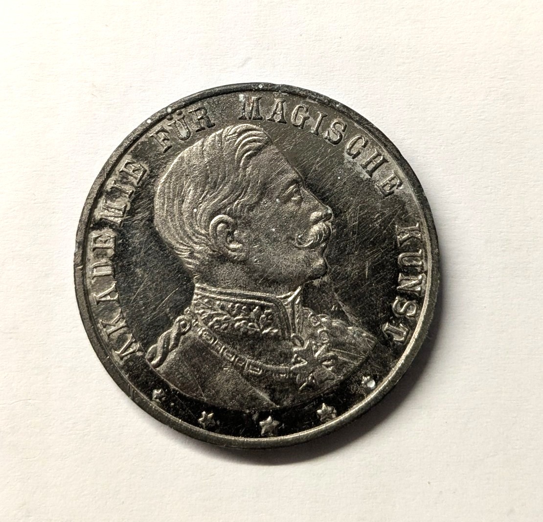 Zaubermünze, Kaiser Wilhelm, Akademie der magischen Kunst, 1888-1918