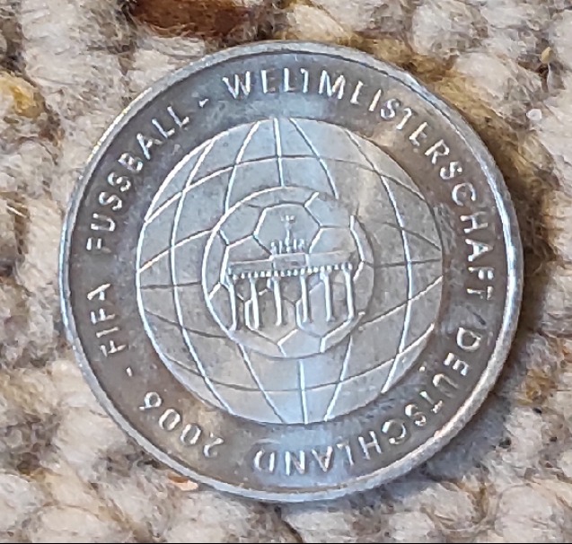  Deutschland 10 €uro 2006, SILBER, FIFA Fußball WM Deutschland 2006   