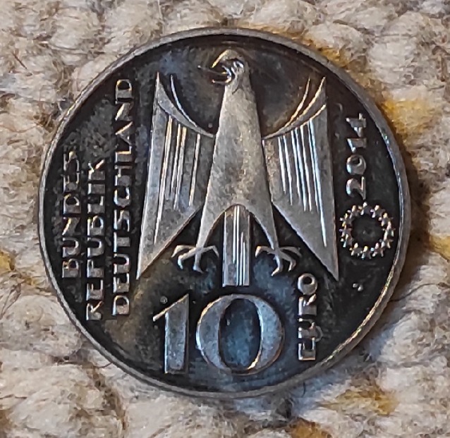 Deitschland 10 €uro 2014, 300 Jahre Fahrenheit-Skala   