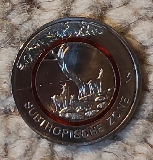  Deutschland 5 Euro 2018, Subtropische Zone, mit Polymerring   