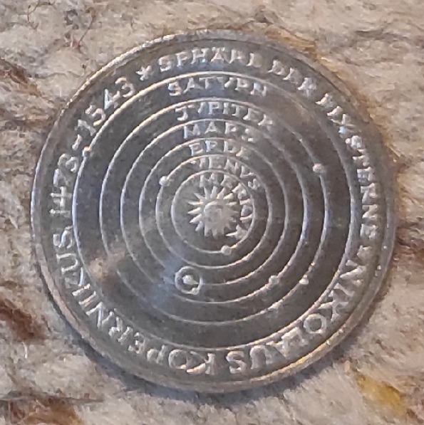  Deutschland 5 Mark 1973, Nikolaus Kopernikus   