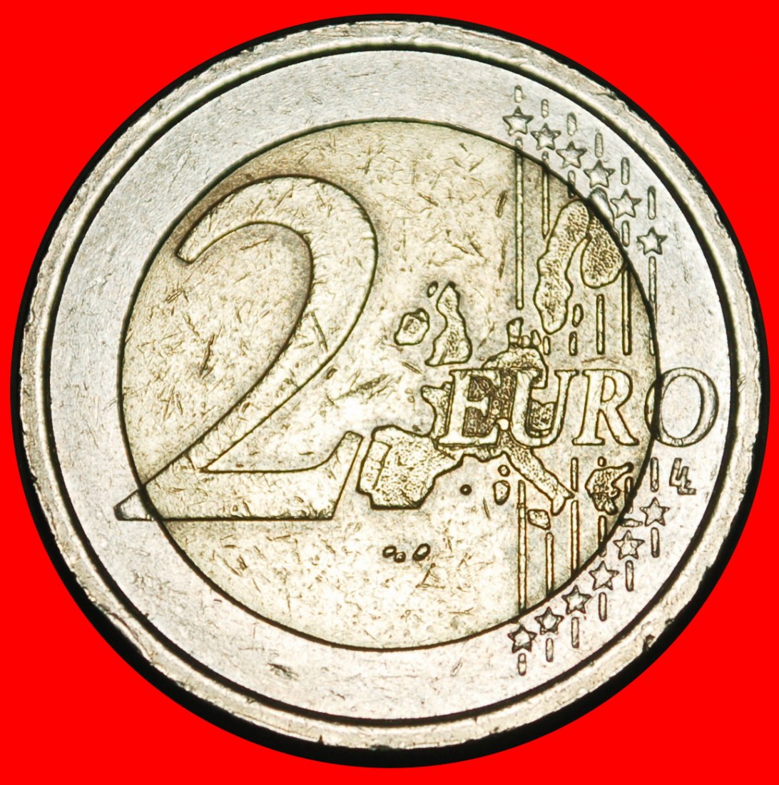  Ⰺ GLOBE: ITALY ★ 2 EUROS 2004R PHALLIC TYPE (2002-2006)!  RIM r1!★LOW START ★ NO RESERVE!   