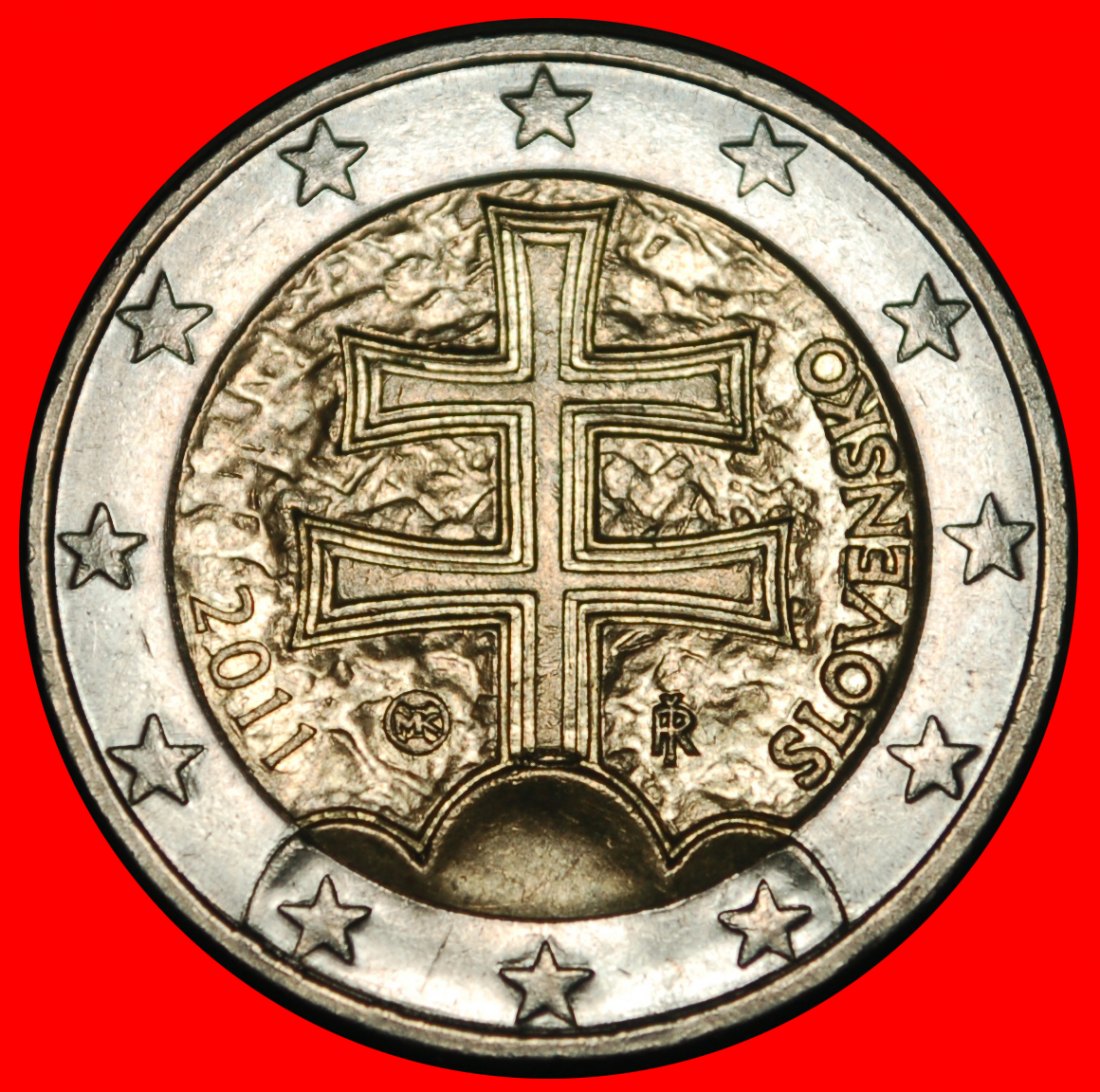 Ⰺ 3 HILLS (2009-2026): SLOVAKIA ★ 2 EUROS 2011 DIES I r1!★LOW START ★ NO RESERVE!