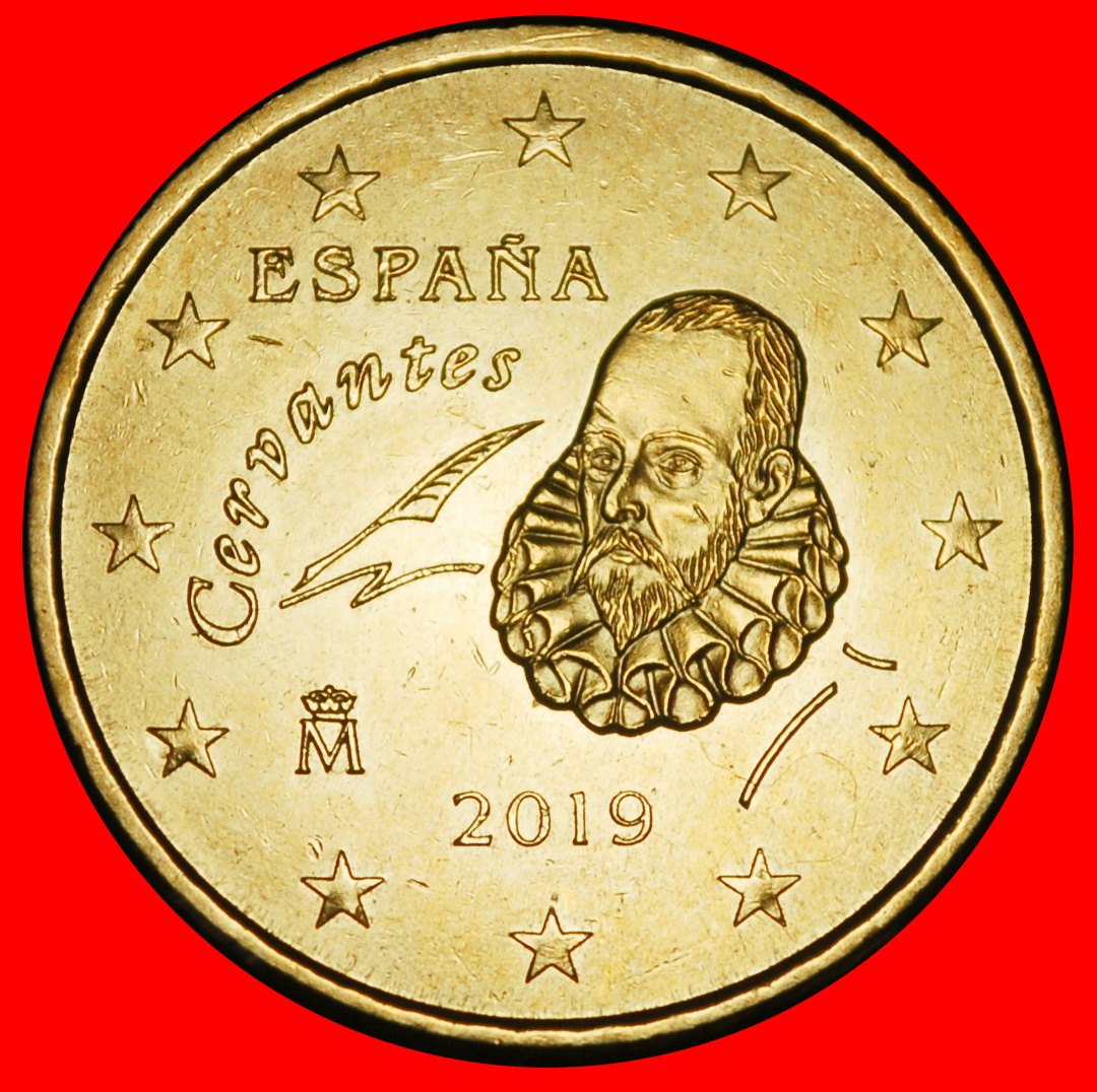  Ⰺ NORDIC GOLD (1999-2026): SPAIN★50 EURO CENTS 2019! PHILIP IV (2014-) D II1★LOW START ★ NO RESERVE!   