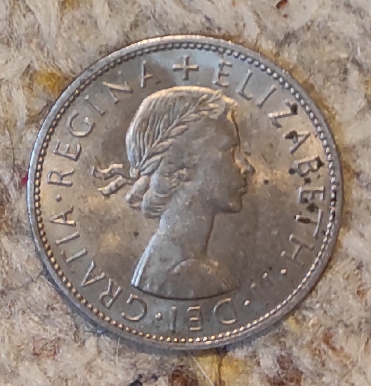  Großbritannien 1/2 Krone 1967   