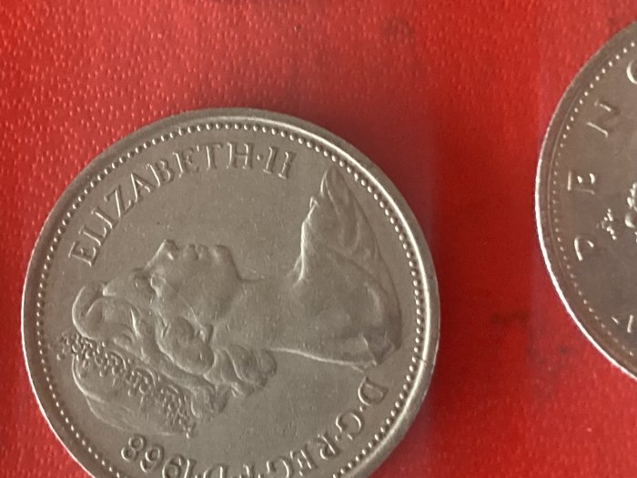  Münze Münzen Umlaufmünze Großbritannien 5 Pence 1968   