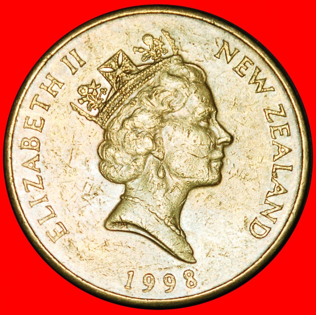  Ⰺ GREAT BRITAIN (1990-2025): NEW ZEALAND★2 DOLLARS 1998★ELIZABETH II 1953-2022★LOW START★NO RESERVE!   