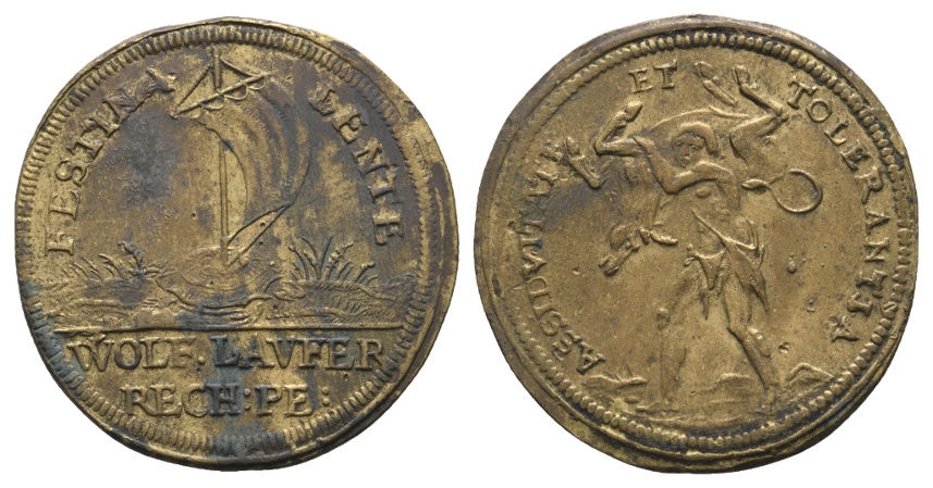  Altdeutschland; Rechenpfennig Nürnberg   
