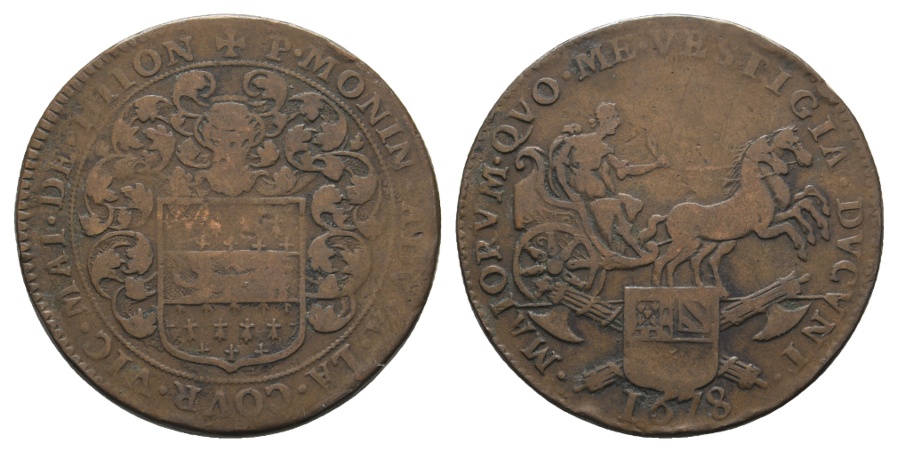  Frankreich; Rechenpfennig (Jeton) 1678   