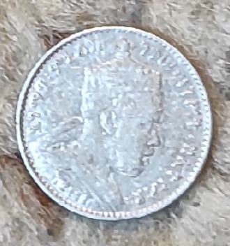  Äthiopien 1 Gersh 1903, SILBER, Menelik II.   
