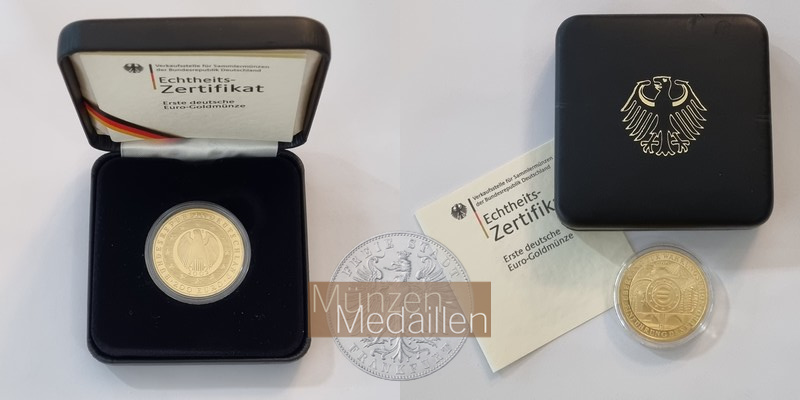  Deutschland.  200 Euro 2002 F.  MM-Frankfurt KM#221 Feingold: 31,1g   