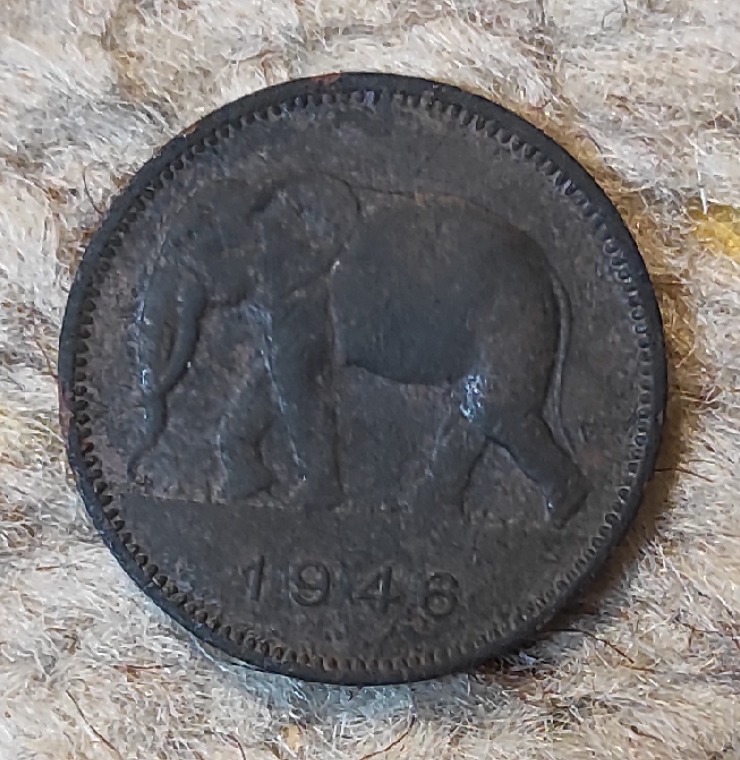  Belgisch-Kongo 2 Franc 1946   