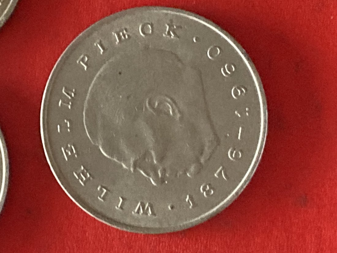  Münze Münzen Umlaufmünze Gedenkmünze Deutschland DDR 20 Mark 1972 Wilhelm Pieck   