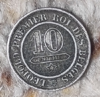  Belgien 10 Centimes 1861   