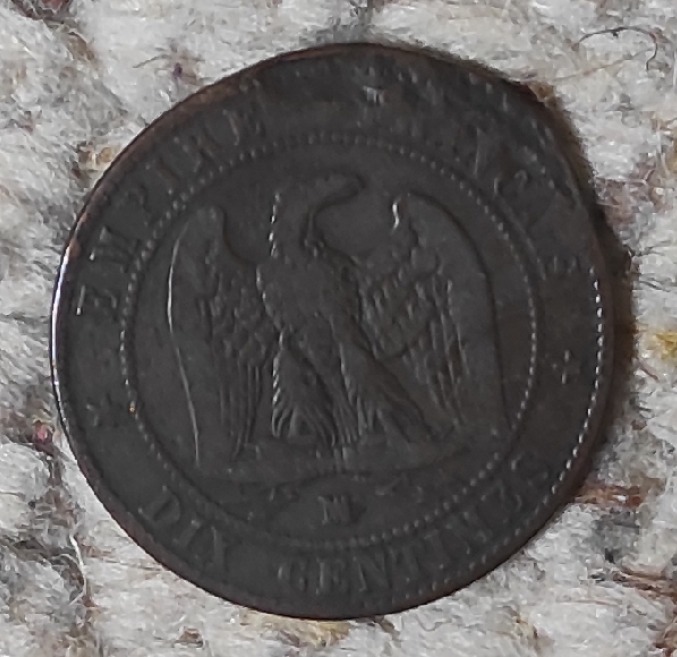  Frankreich 10 Centimes 1854   