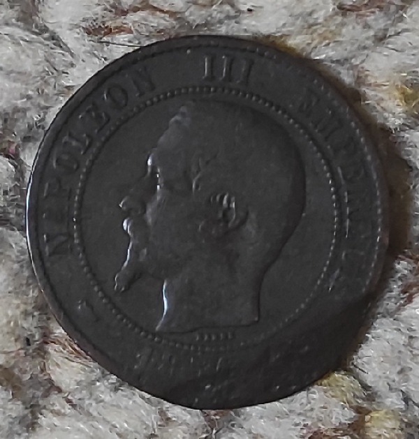  Frankreich 10 Centimes 1854   