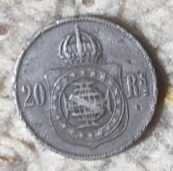  Brasilien 20 Reis 1868   