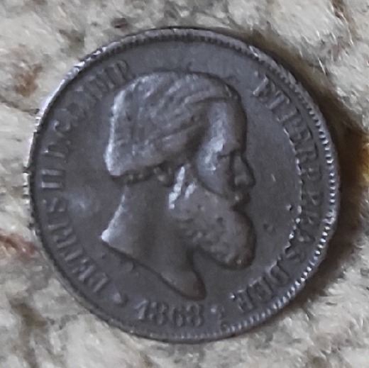  Brasilien 20 Reis 1868   