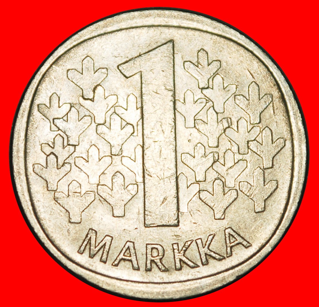Ⰺ LION (1964-1993): FINLAND ★ 1 MARK 1972S NOT SILVER! DIES A r1!★LOW START★NO RESERVE!