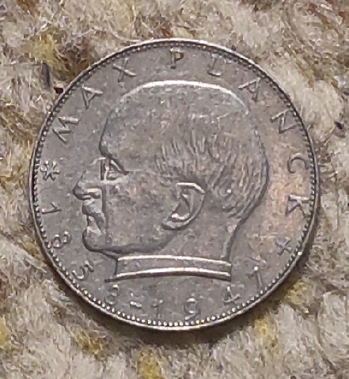  Deutschland 2 Mark 1971 Max Planck   