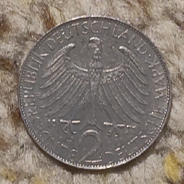  Deutschland 2 Mark 1971 Max Planck   
