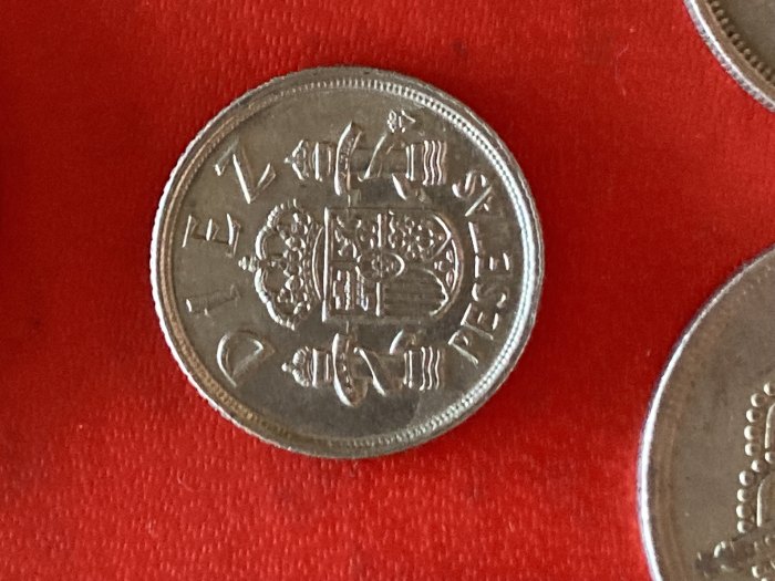 Münze Münzen Umlaufmünze Spanien 10 Pesetas 1983