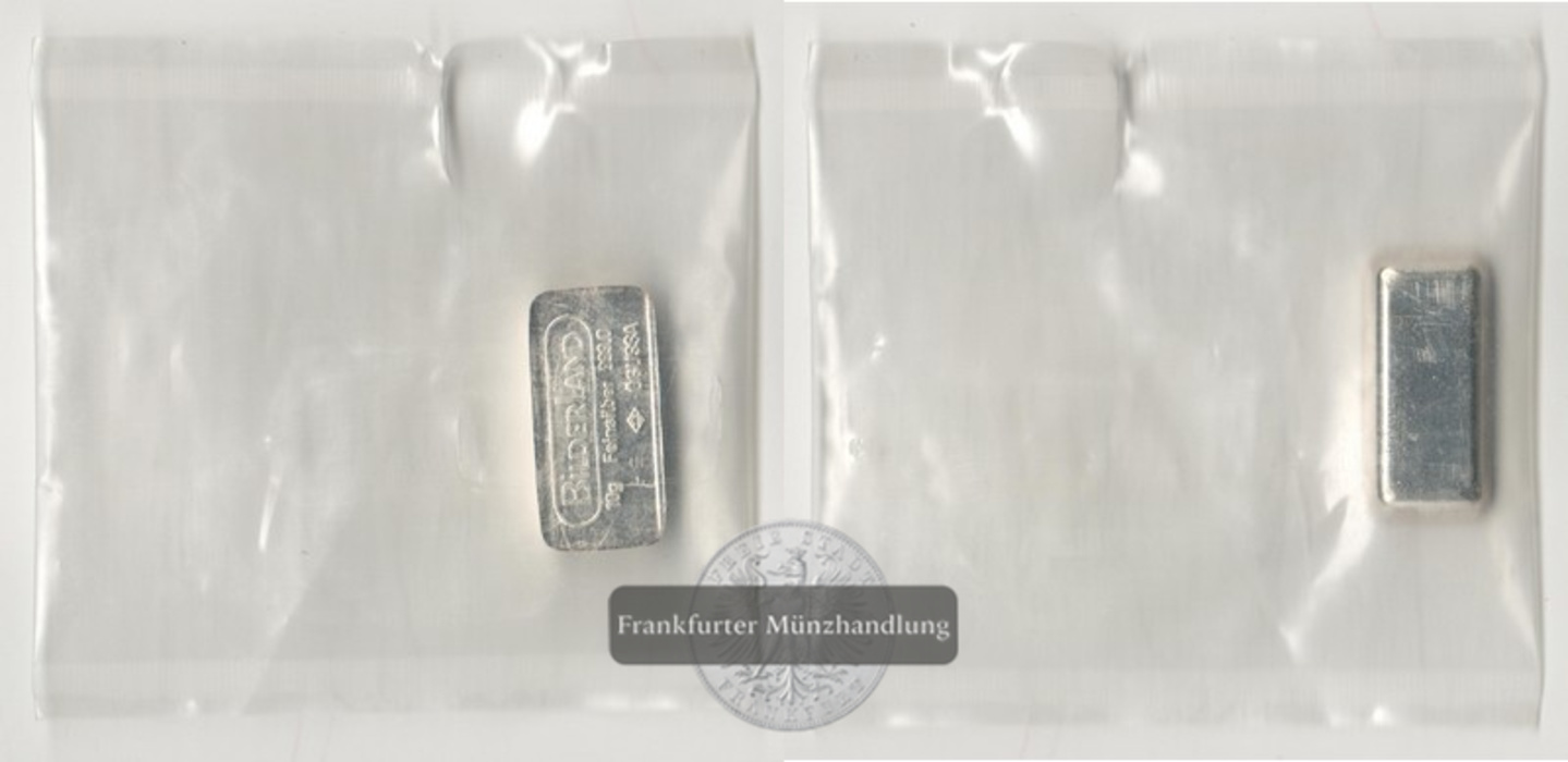  Österreich Silberbarren 10g Ögussa FM-Frankfurt Feinsilber: 10g   