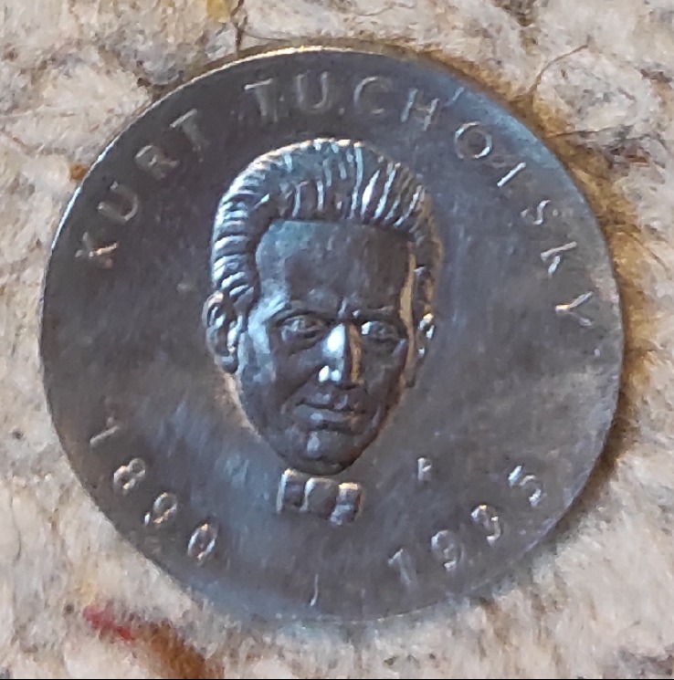  DDR 5 Mark 1990, 100. Geburtstag von Kurt Tucholsky   