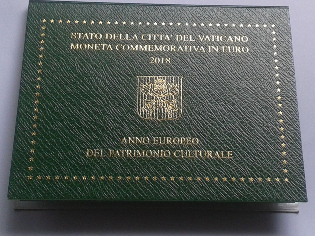  Original 2 euro 2018 Vatikan Kulturerbe Laokoon im Folder/Blister 2 euro 2018 Kulturerbe Vatikan   