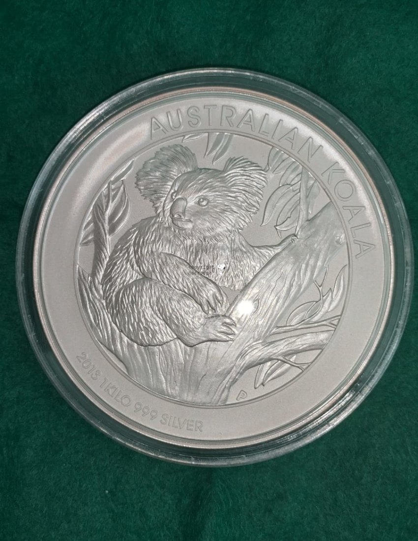 Australien $30 Koala Silberbarren 2014 - 1000gr. - .999 Silber