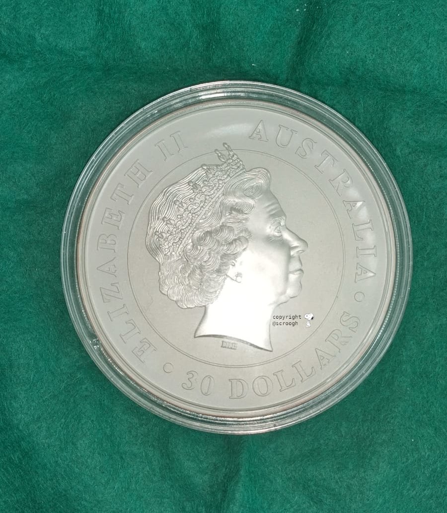  Australien $30 Koala Silberbarren 2014 - 1000gr. - .999 Silber   