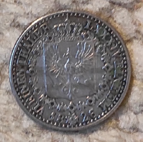  Preußen 1/6 Taler 1826, SILBER   