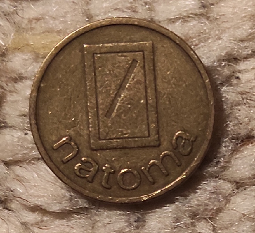  z57: Niederländische Automatenmünze für Kaffee Natoma   