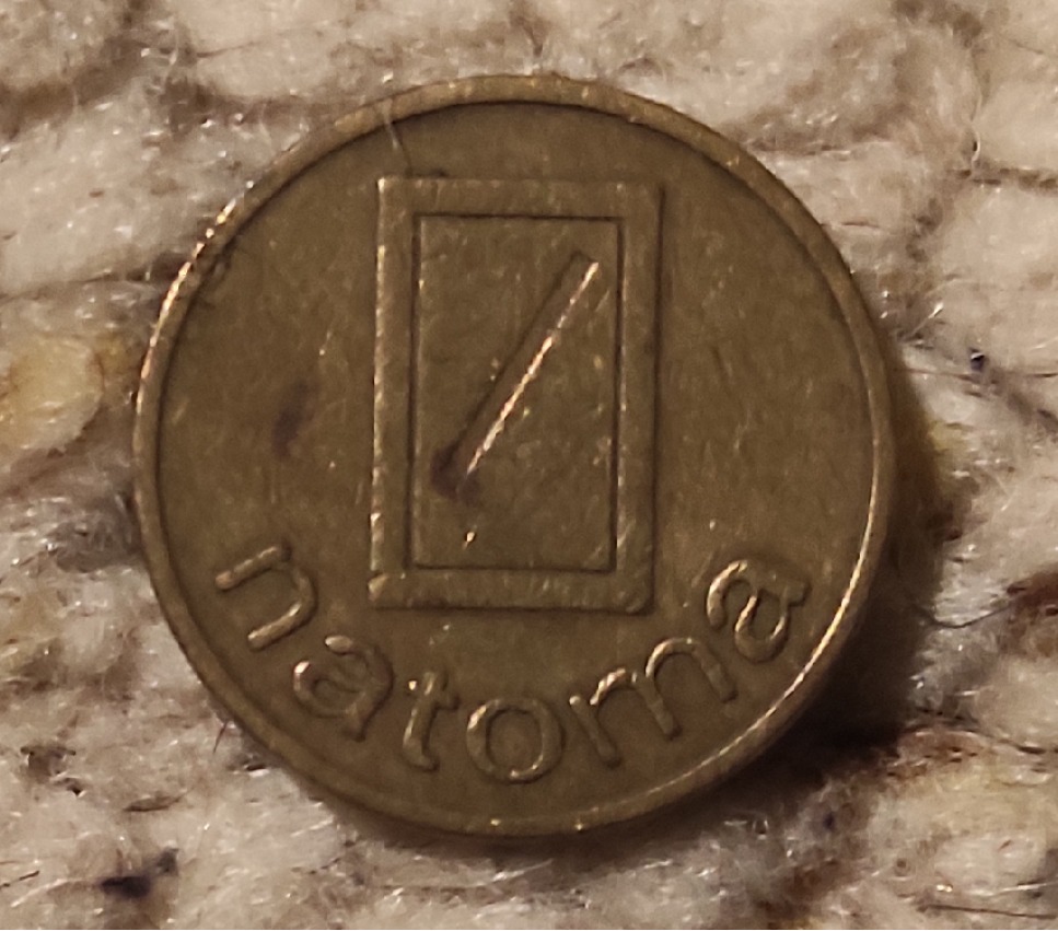  z57: Niederländische Automatenmünze für Kaffee Natoma   