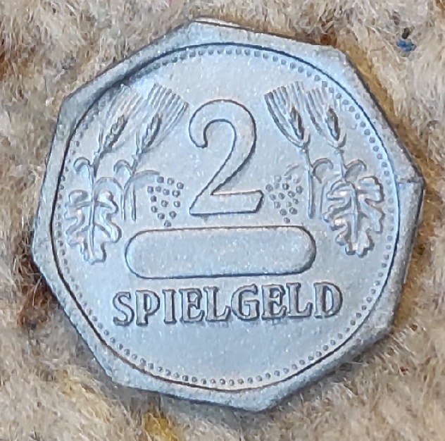  Spielgeld 2 Mark   