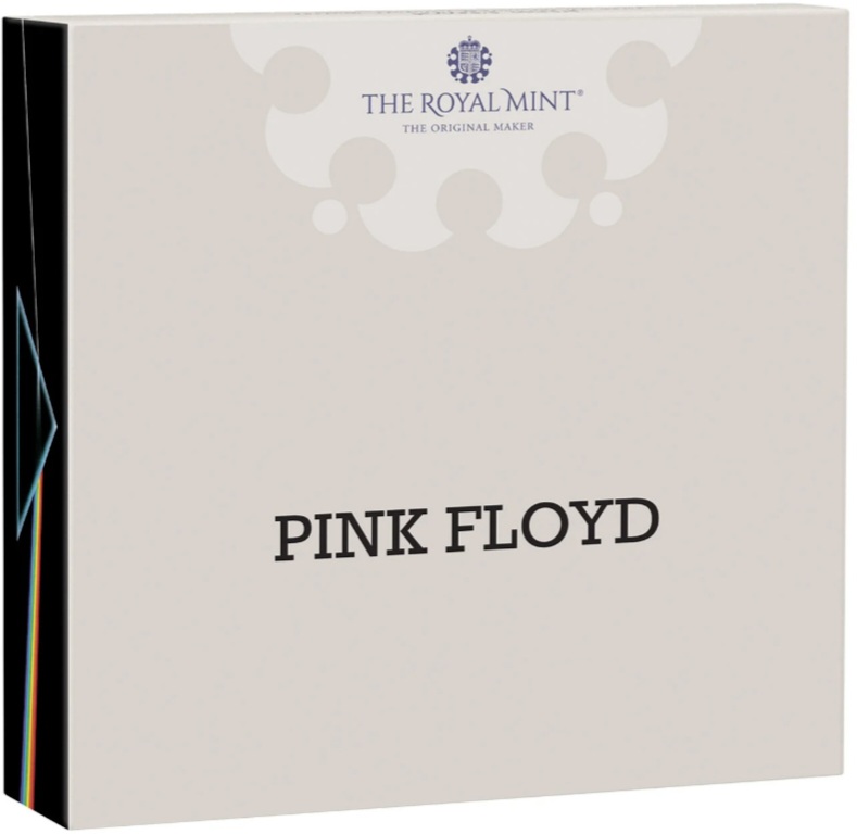  Großbritannien UK Music Legends Pink Floyd  1 oz Silber proof Colour Coin, Auflage 4.500   
