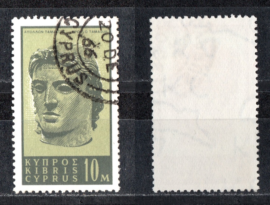  Zypern 10 M 1962/ Echt gelaufen/ Top Stempel/ siehe scan   