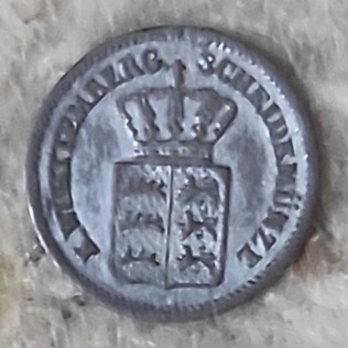  Württemberg 1 Kreuzer 1870, SILBER   