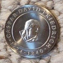  DDR 10 Mark 1974, SILBER, 200. Geburtstag von Caspar David Friedrich   