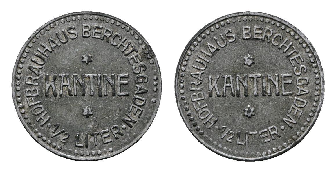  Bayern; Berchtesgaden; Hofbrauhaus; Kantine 1/2 Liter; Menzel 1753   