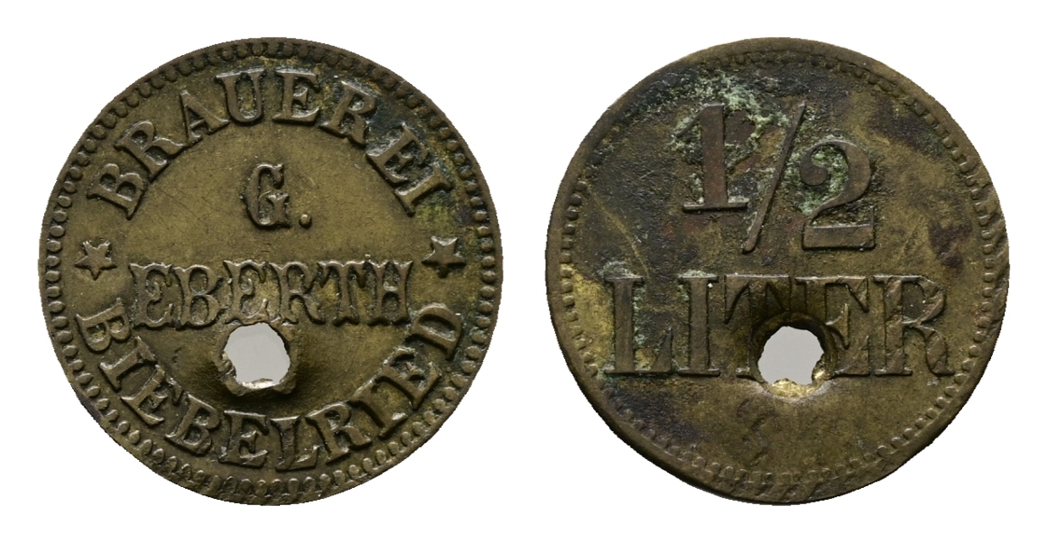  Bayern; Biebelried; GG.Leicht Brauerei; 1/2 Liter; Menzel 2710.1   