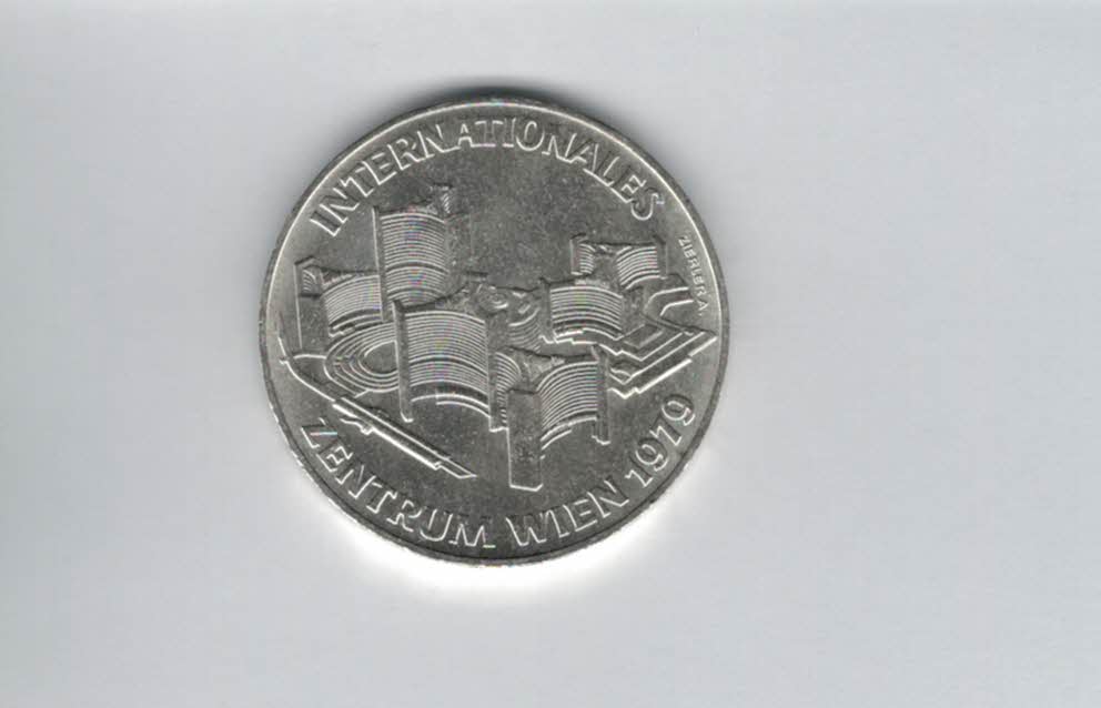  100 Schilling 1979 Internationales Zentrum Wien UnoCity Ag 15,36gÖsterreich Spittalgold9800 01914/23   