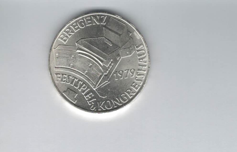  100 Schilling 1979 Festspiel Bregenz silber 15,36g fein Österreich Spittalgold9800 (01914/24   