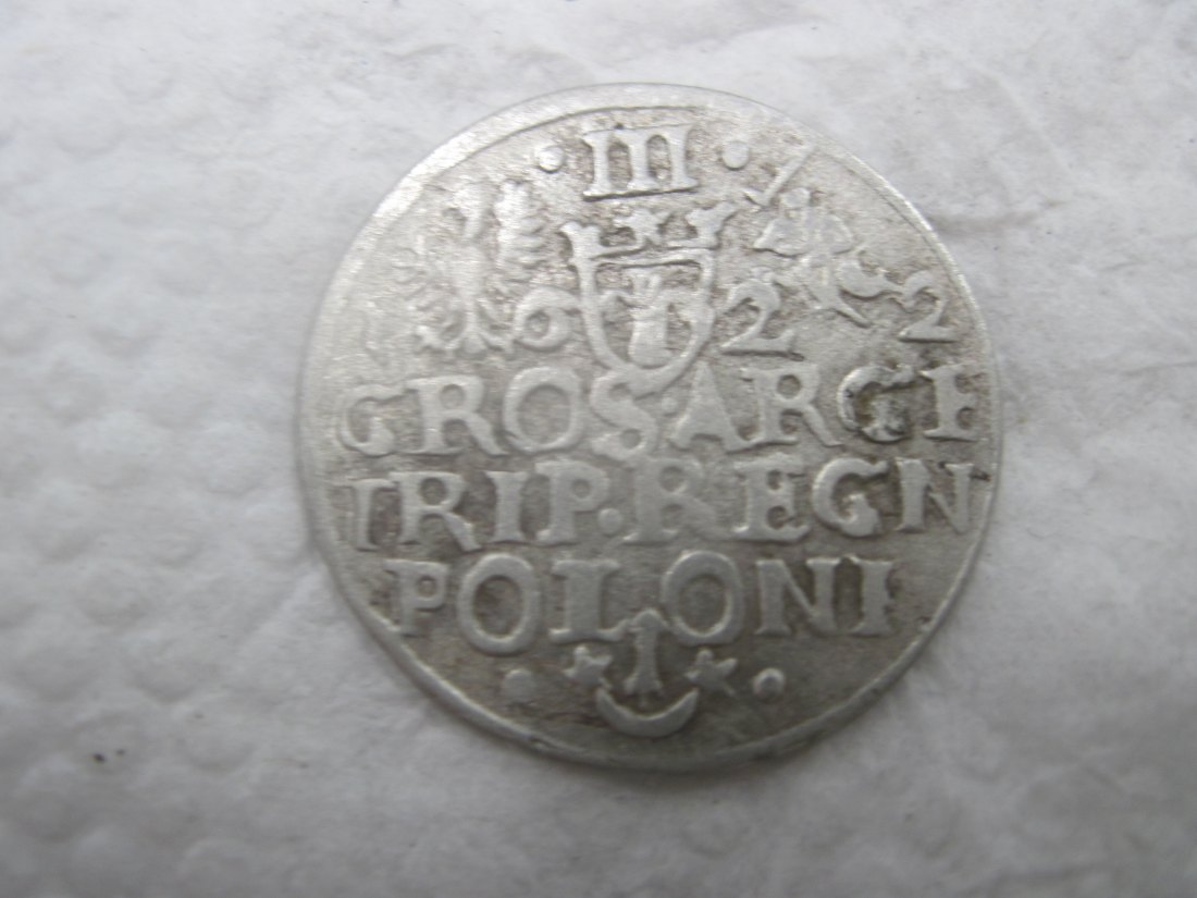 Poland 3 groschen trojak Sigismund III Krakau mint 1622 year issue NICE DETAILS