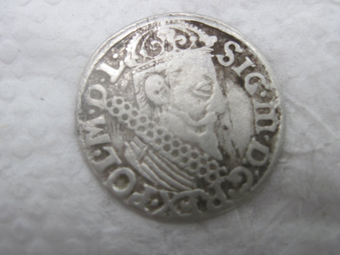  Poland 3 groschen trojak Sigismund III Krakau mint 1622 year issue NICE DETAILS   